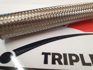 AN12 Stainless Steel Braided Fuel Hose