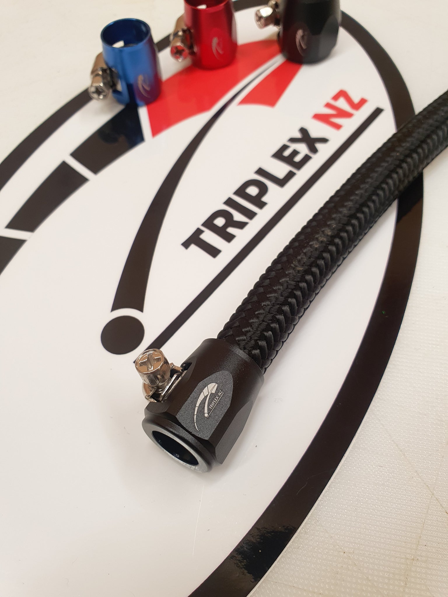 AN6 Stainless Steel Braided Fuel Hose – Triplex NZ